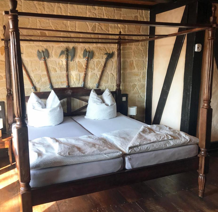 Ferienwohnung Wachstube Mit 3 Schlafraeumen Im Rittergut Leppersdorf Wachau Exteriér fotografie