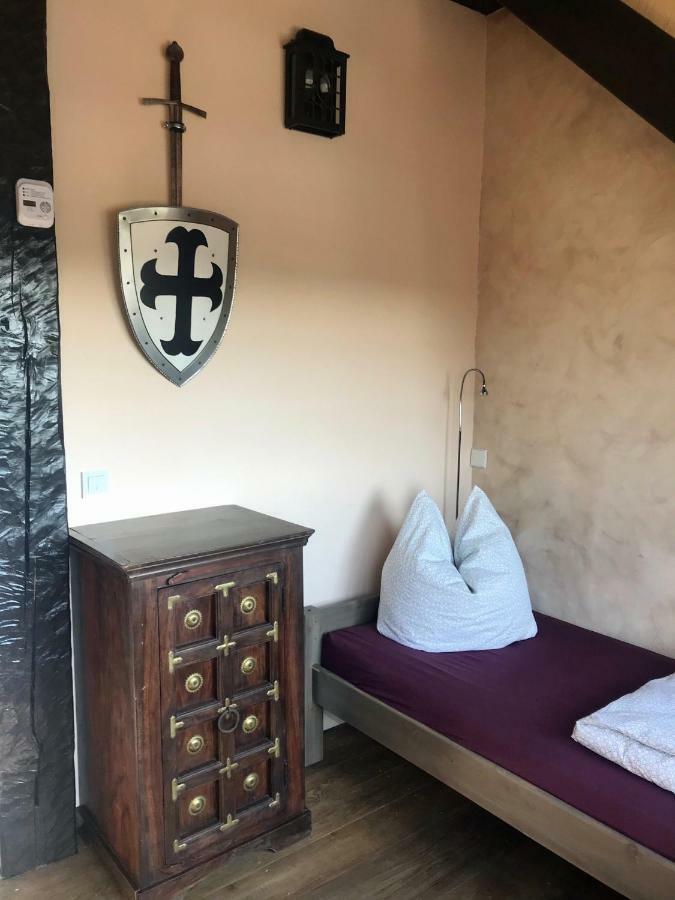 Ferienwohnung Wachstube Mit 3 Schlafraeumen Im Rittergut Leppersdorf Wachau Exteriér fotografie
